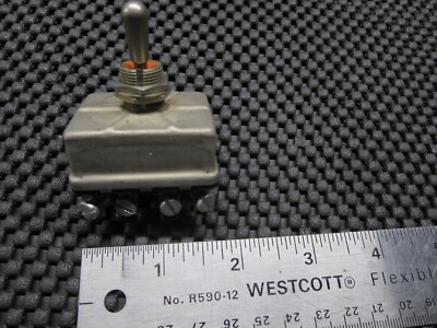 Cutler Hammer Eaton Corp.  MS25308-222 Toggle Switch 4 PST 25 A Cont Panel Mt.