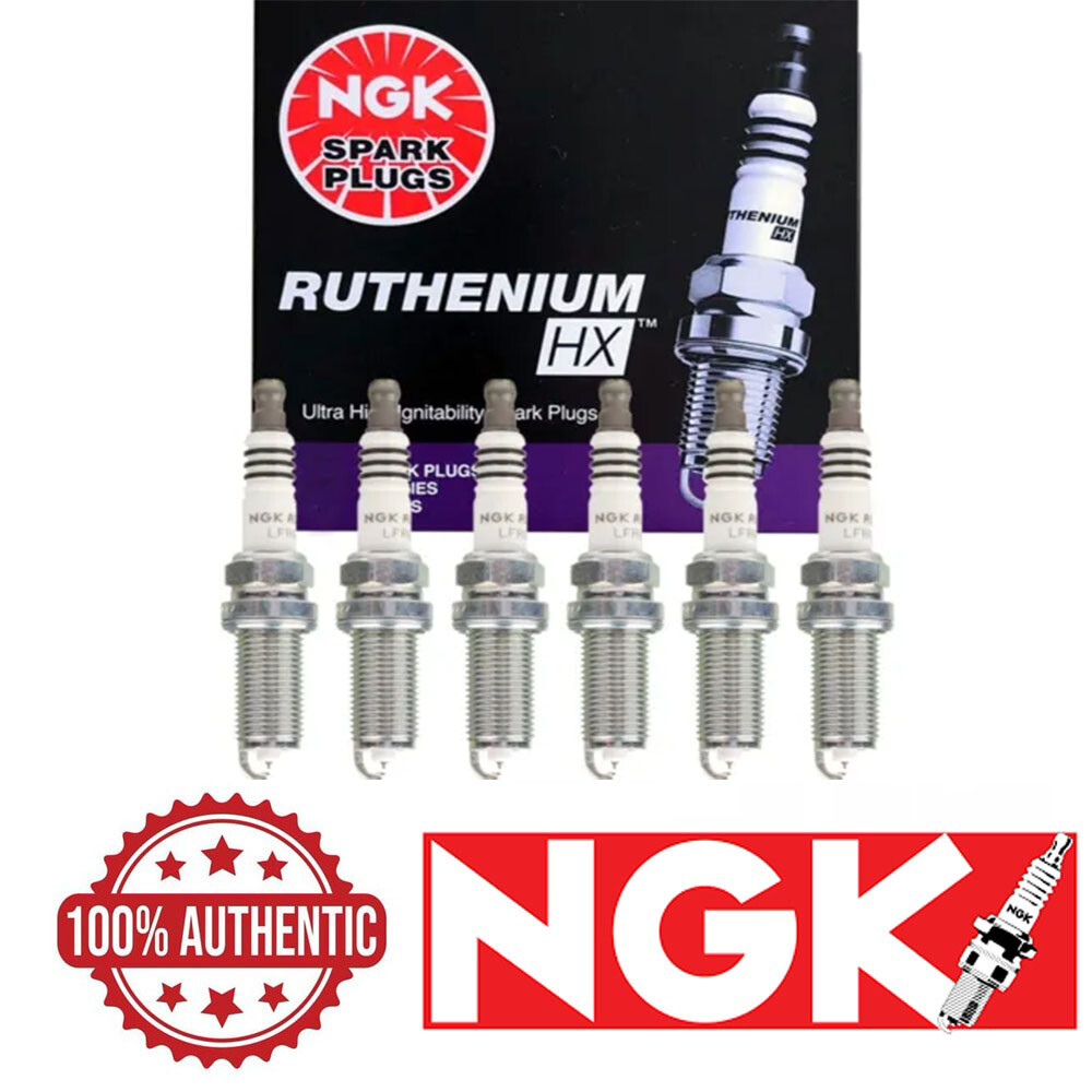 NGK RUTHENIUM HX Spark Plugs LFR6BHX 93420 Set of 6