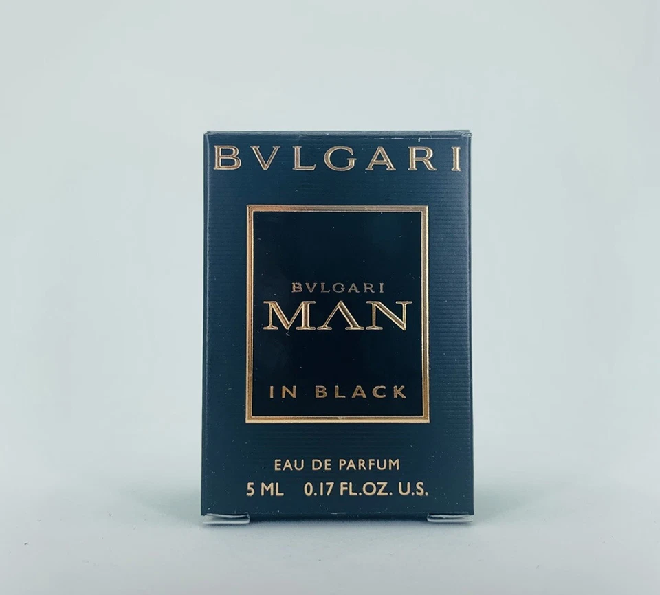 Bulgari BVLGARI Perfume HOMBRE EN NEGRO Eau De Parfum Mini Colonia Hombre 0.17oz 5ml Foto 3 de 4