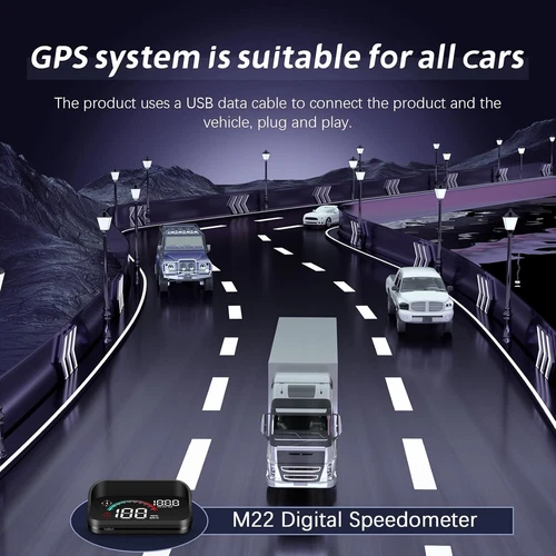 Auto HUD Head Up Display LCD Geschwindigkeit Anzeige Digital RPM Alarm Projektor - Bild 13 von 14