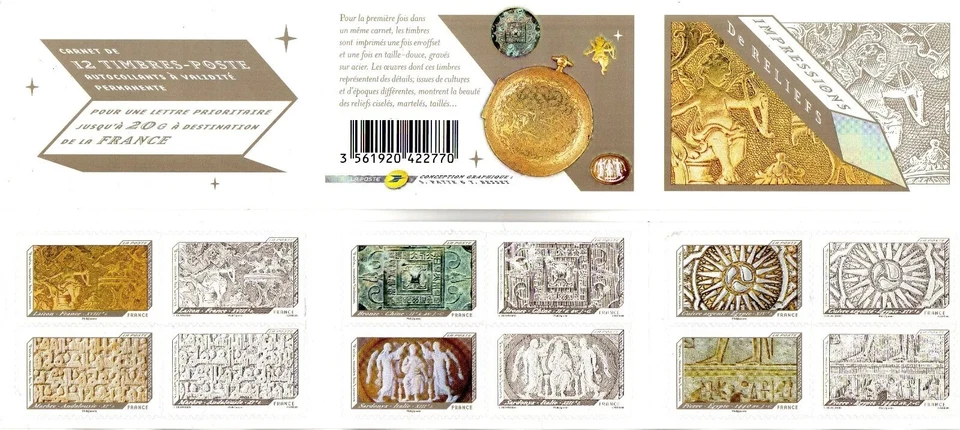 france. carnet bc650.impressions de relief .annee 2012 - Photo 1/1