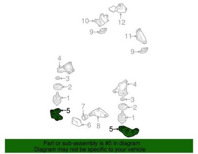 Juego De Soportes Para Motor – Compatible Con Audi A4 2009-2012, A4