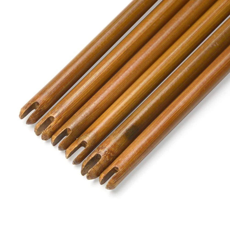 Archery Bamboo Arrow Shaft OD7/8/9/10mm Self Nock Handmade Bow Arrow DIY - Image 3 of 4