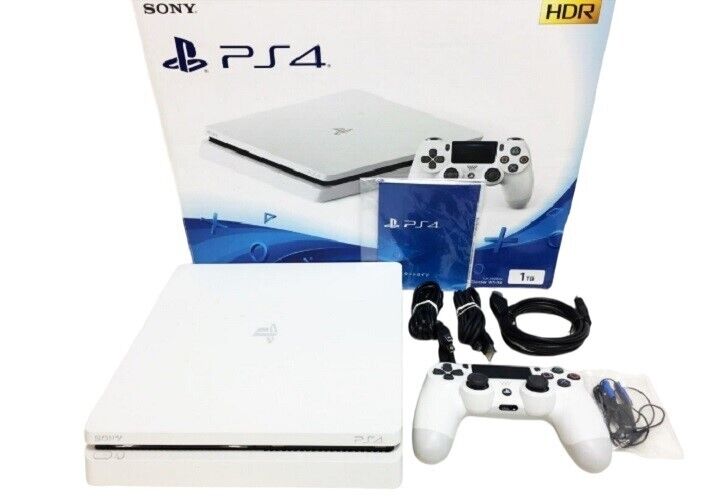 Sony PlayStation4 PS4 CUH-2100 White PlayStation 4 Slim Box Sony PlayStation4 PS4 CUH-2100 White PlayStation 4 Slim Box