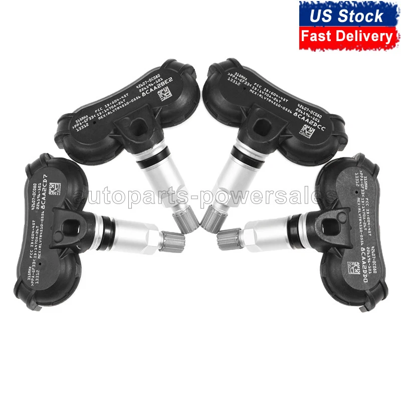 Sensor de presión de neumáticos TPMS de 4 piezas para Toyota Tundra 5,7 L 2006-2017 42607-0C080 Foto 2 de 4