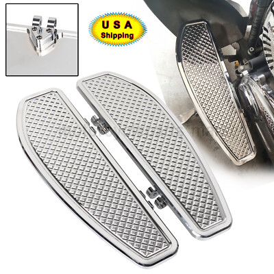 Front Driver Footboards Floorboards For Harley Softail Touring Street Glide FLHR