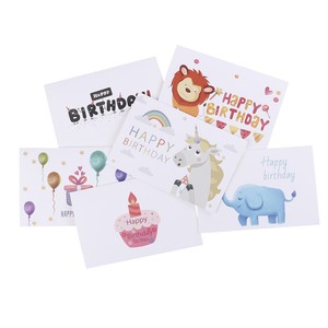 6 Pezzi Set Biglietti Di Ringraziamento Biglietto D Auguri Per Bambini Note Ebay