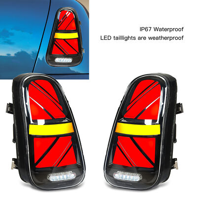 Klare LED-Rückleuchten 2001 2006 für Mini Cooper R50 R52 R53 mit Startup