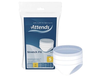 3 Inkontinenz-Fixierhöschen Attends Stretch Fit Größe S (NAN-01456)