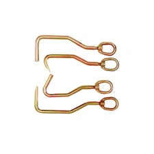 Keysco Set of 4 Sheet Metal Hooks (Made in U.S.A.) 77060