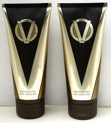 2 pk USHER VIP Shower Gel 6.7 fl oz for MEN (Refer to Images, RARE)