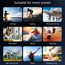 1080P Camera Vlog Camcorder Multi Axis Stabilization 270 Degree And 360 Degree