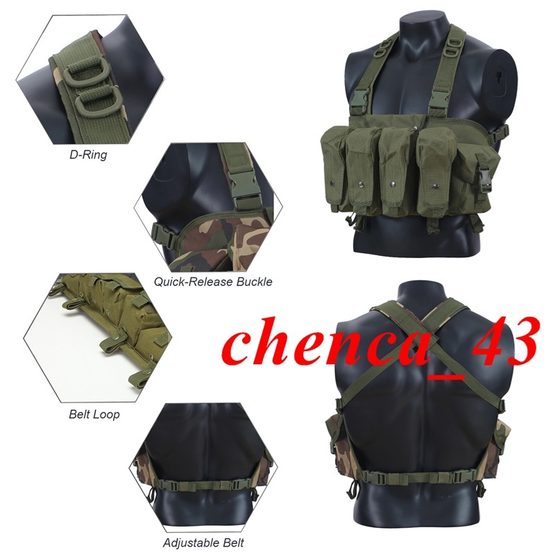 US Stock!!! Replica Russian Special Forces AK 6b13 Tactical Chest Rig w ...
