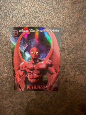 DEVILMAN Trading Vintage Holo Card Very Rare 1997 Made in Japan AMADA