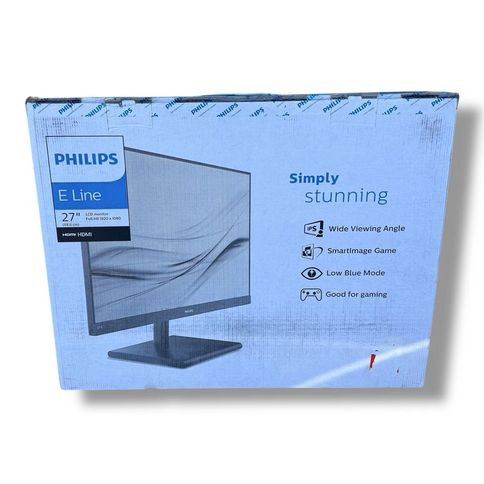 PHILIPS 271E1S 27" E Line Frameless Monitor Full HD IPS 1080P 124% sRGB | NEW - Image 4 of 4