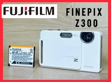 Fujifilm Finepix Z300 Digital Camera Compact White Tested Excellent Condition