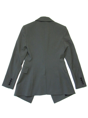 NWT Theory Etiennette Blazer in Deep Green Traceable Wool Jacket 0