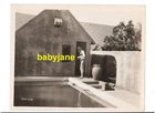 LEW CODY ORIGINAL 8X10 PHOTO 1920's IN A BATHING SUIT BY HIS POOL AT HIS HOME
