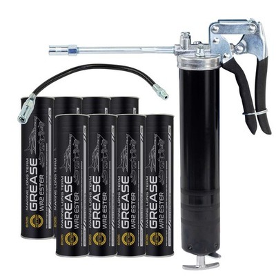 Schmierfett WR2 Long Term Universalfett Fett 8101 MANNOL 8 X 400 g + Fettpresse