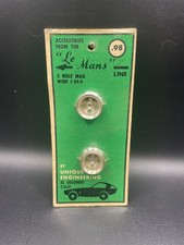Unique Engineering "Le Mans" 5 Round hole Mag Wheel Wide 24-9 Vintage Slot Car