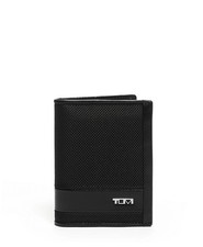 Tumi Alpha L Fold ID Window Nylon/Leather Wallet Black - Style 1356231041