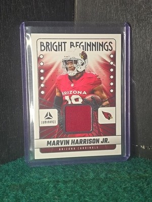 2025 Panini Luminance - Bright Beginnings Relic Marvin Harrison Jr. AZ Cardinals