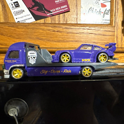 Hot Wheels RWB Porsche 930 Real Riders Purple/Gray/Gold/Black 1:64 Diecast 2018