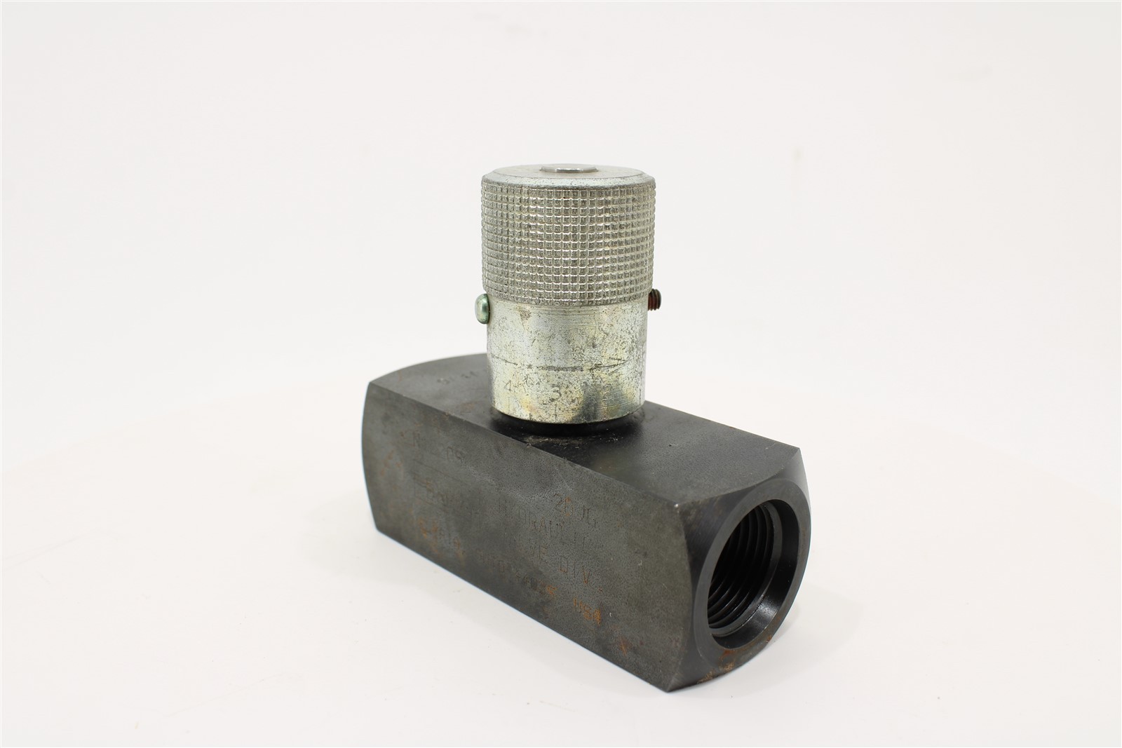Parker N1220S Flow Control Needle Valve | SAE | Steel | 5000 PSI | 25 GPM