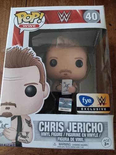Funko Pop! Vinyl WWE Chris Jericho Figure #40 FYE Exclusive Purple Costume