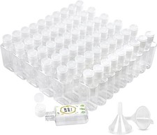 120 Pack Clear BPA-Free Flip-Top Refillable Bottles, 2oz - Hand Sanitizer More