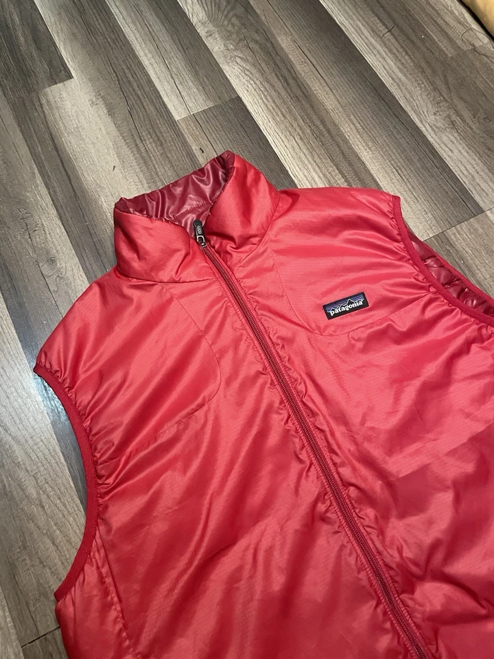 Chaleco Patagonia Micro Puff Para Hombres L Marrón Cremallera Completa Puffball Cremallera Completa Ligero Foto 2 de 4