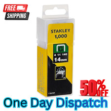 STANLEY Heavy-Duty 14mm Staples Model 1-TRA709T 14mm Box of 1000 Pieces Yellow