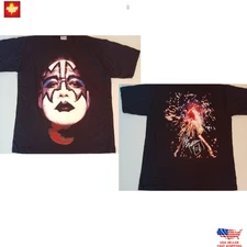 Memories Vintage 2000 Ace Frehley Double-Sided T-Shirt – Rock Legend Fan Tee