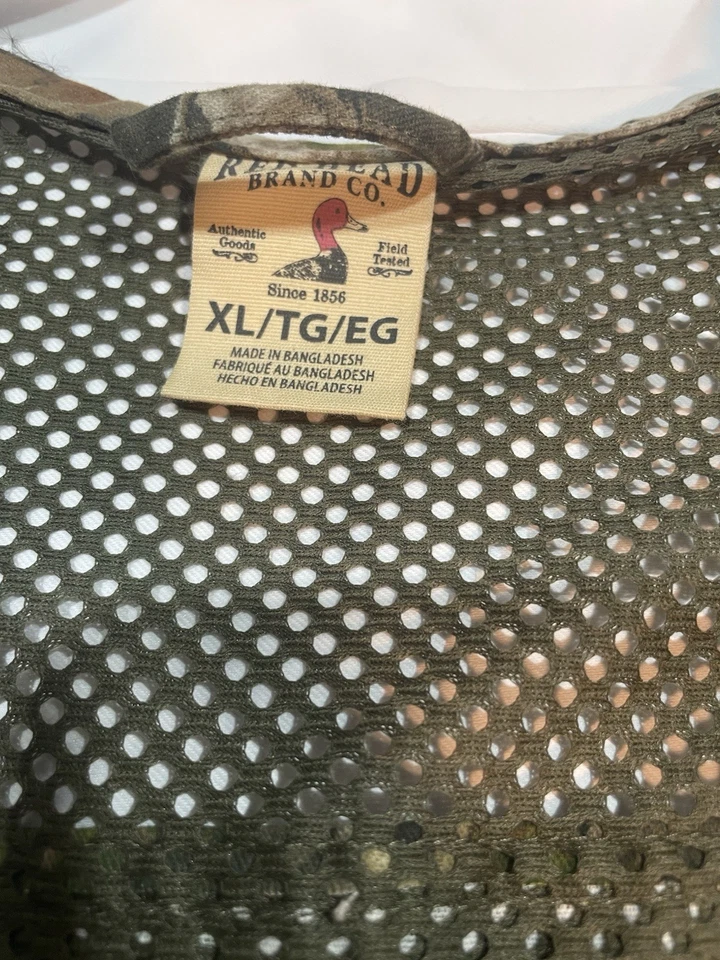 RedHead Vest Mens X LARGE Camouflage Shooting Bird Hunting Duck Deer - Image 2 of 4