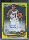 2025-26 Bowman Chrome TOUNDE YESSOUFOU #CPA-TY 1st Yellow Auto /75 Baylor