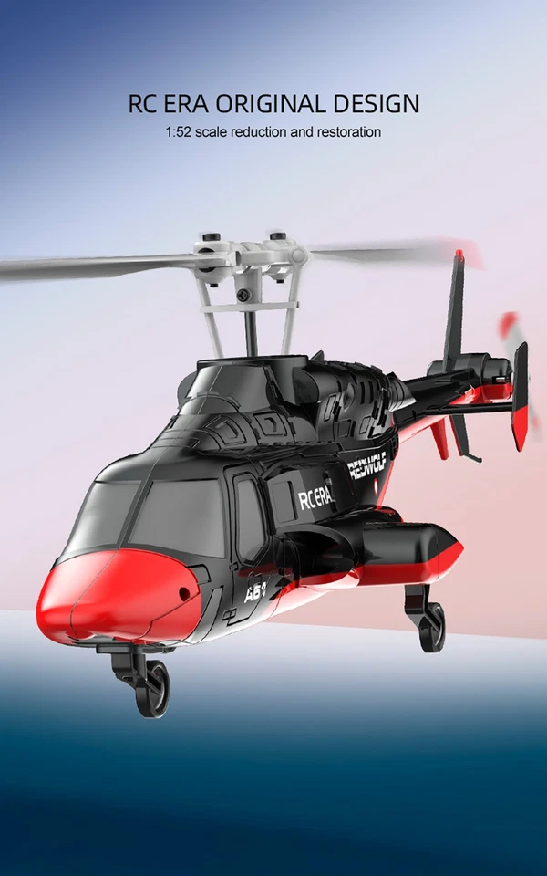 RC ERA A61 Airwolf Helicopter 4CH Optical Flow Positioning 6-axis Gyro Bell 222 - Bild 3 von 4