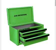 US GENERAL Mini Tool Box Harbor Freight Green SHIPPING! USA Stock