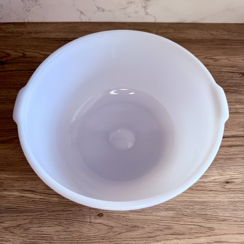 Sunbeam 9" Weiß Milchglas Rührschüssel 38CG von Glasbake Vintage - Bild 3 von 8