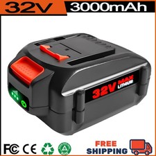 32V 3.0Ah Battery for Worx WA3537 Fits WG175 WG575 WG924