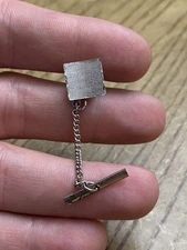 JML Sterling Silver 925 Designer Signed Tie Tack Lapel Pin Vintage