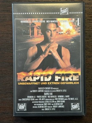 Rapid Fire / Brandon Lee /  VHS Große Box / Fox Video / FSK 18