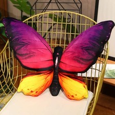40×50cm Large Butterfly Plush Soft Toy Decorative Cushion – Blue/Pink/Yellow Mul