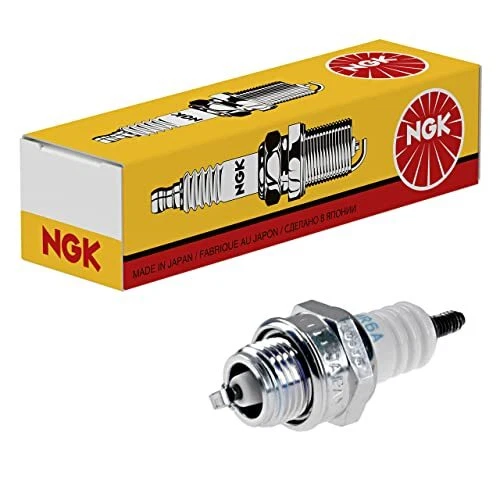 NE S'APPLIQUE PAS Bougie d'allumage d'origine NGK BPMR6A - 6726 - blanc/cuivre
