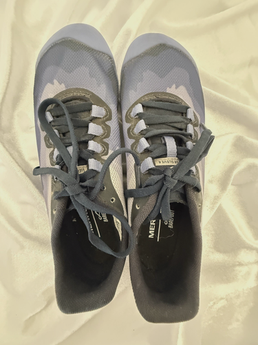 Merrell Vapor Glove 4 scarpe da trail running donna taglia 5,5 blu J52502 piedi nudi - Foto 3 di 12