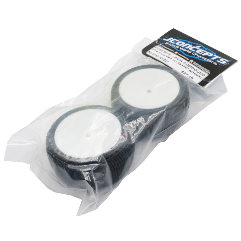 Pneumatico Anteriore RC JConcepts Fuzz Bite LP 1:10 - Montato Su Ruote 3376Y (Modello 3165-201011)
