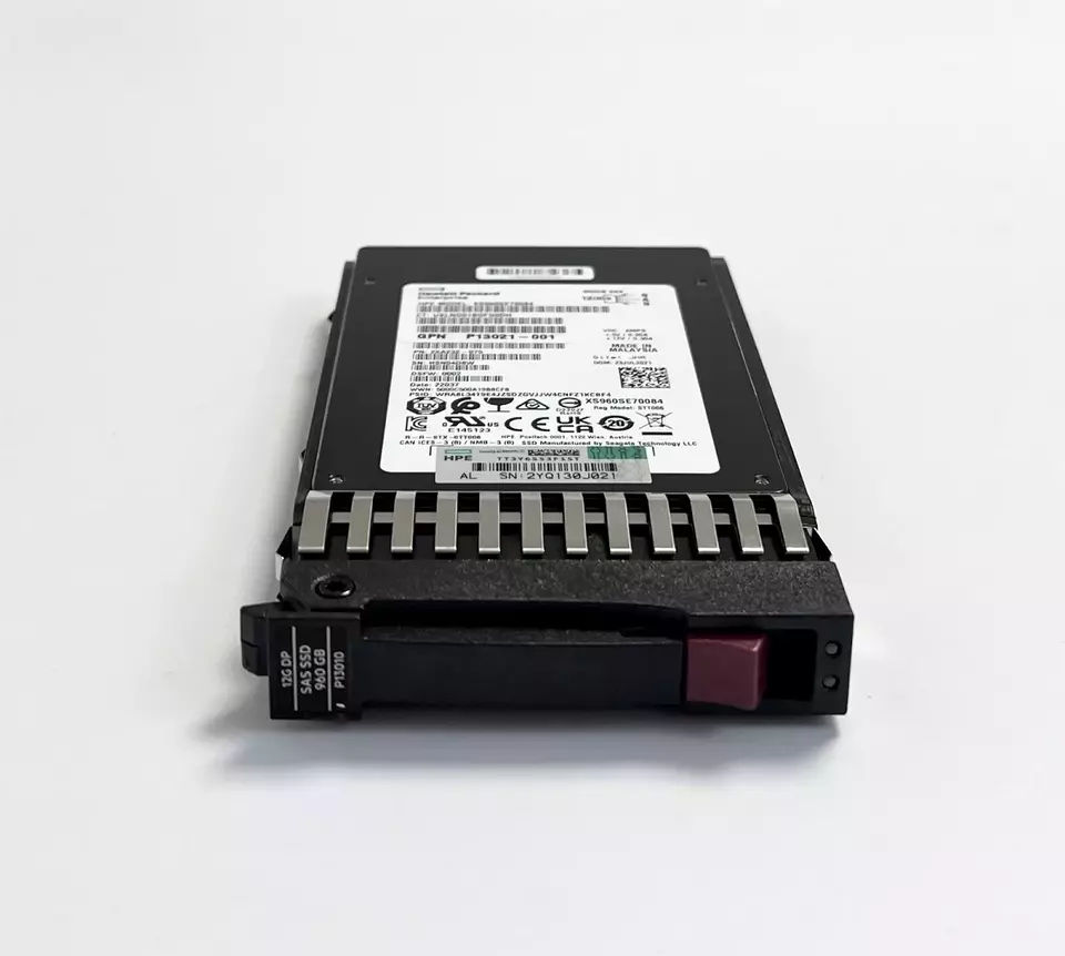 NEW HPE P13010-001 MSA R0Q35A  2.5″ 960GB SSD SAS 12G RI SFF Solid State Drive - Image 2 of 3