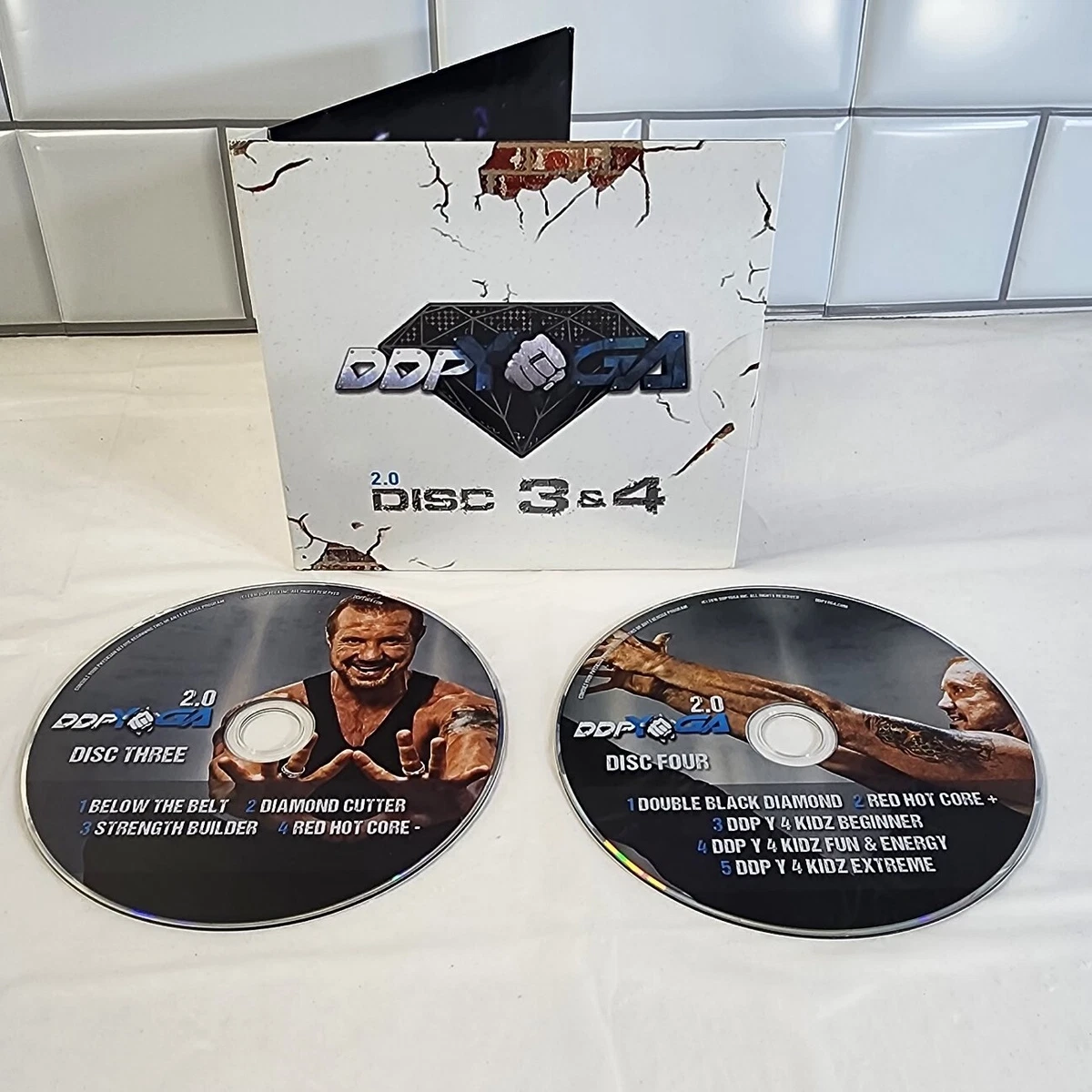 DDP Yoga Diamond Dallas Page 2.0 DVD Discs 3 and 4 Fitness