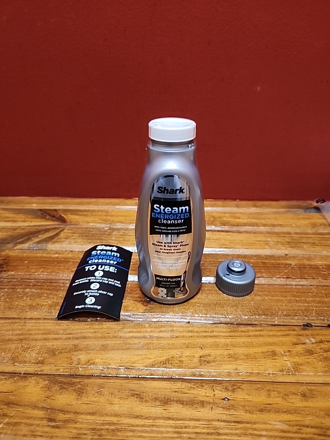 Shark Steam & Spray Mop Energized Cleanser Multi Floor Waterfall Fresh