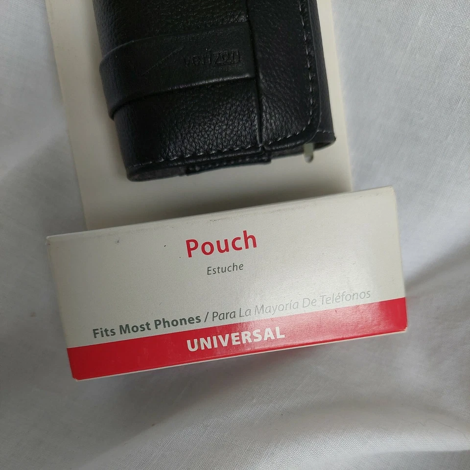 Verizon Bolsa de Cuero Giratoria Clip de Cinturón PRE INTELIGENTE MÓVIL Teléfono Pantalla de 3.5" NUEVO Foto 2 de 4