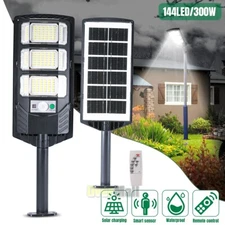 192 LED Solar Light Motion Sensor 3 Modes Lamp Outdoor Wall Street Yard Garden